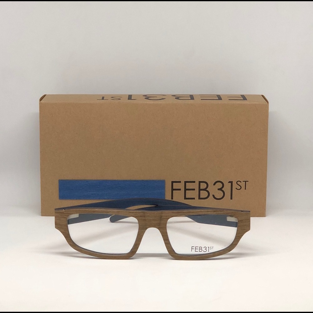FEB31st Brown & Navy Eyeglasses // 50 20 140